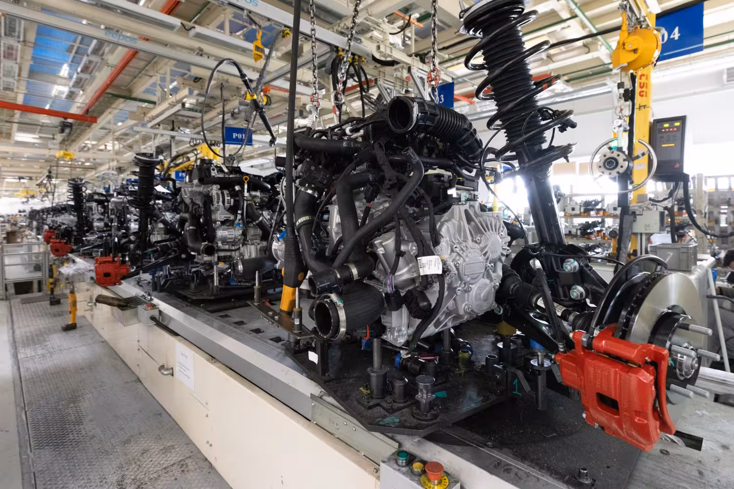Automotive manufacturing facility using specialty metals and critical materials