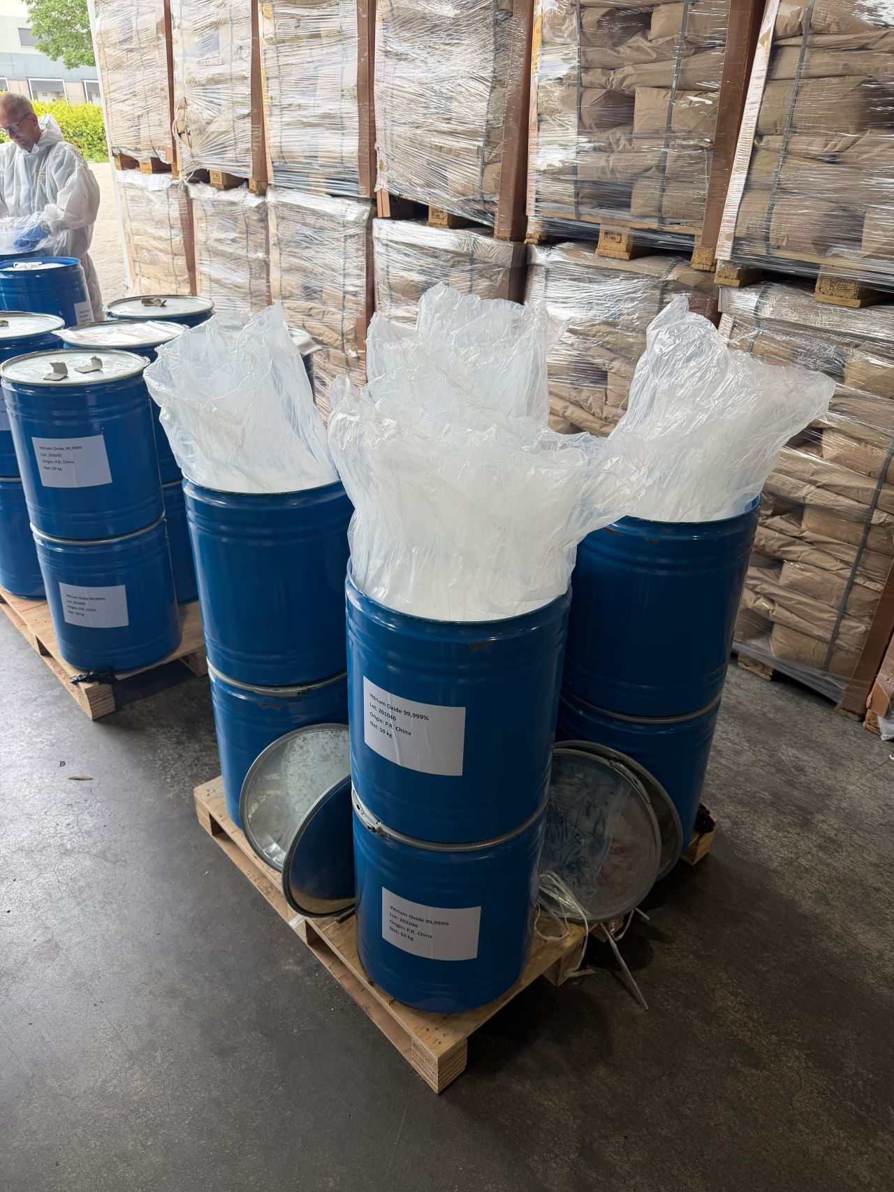 Yttrium oxide supply for industrial and advanced material applications